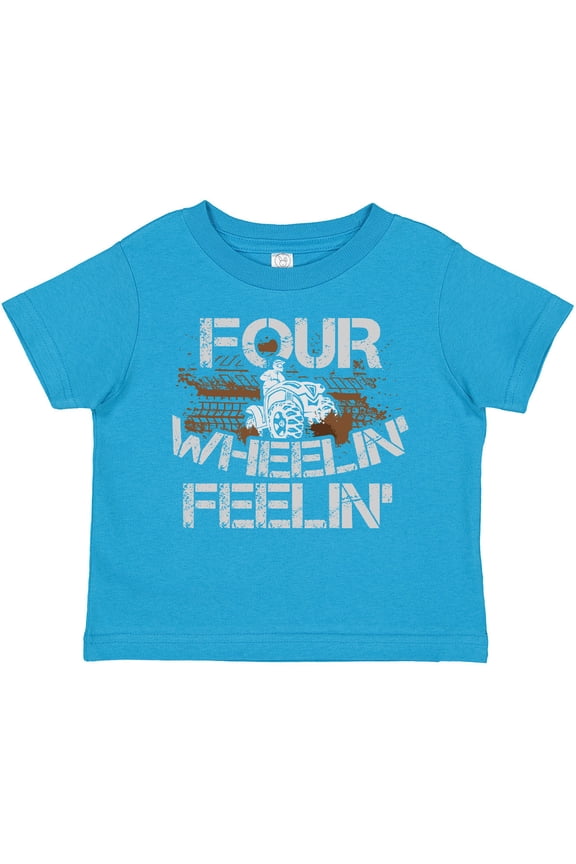 Four Wheeling Mudding Activity Boys or Girls Toddler T-Shirt