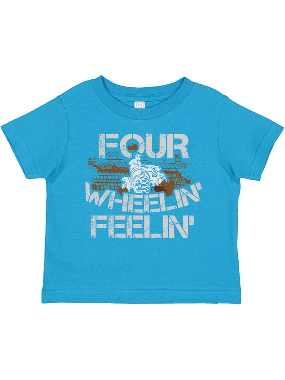 Four Wheeling Mudding Activity Boys or Girls Toddler T-Shirt