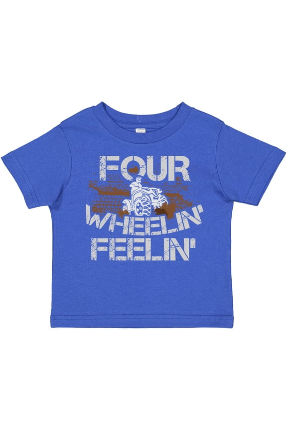 Four Wheeling Mudding Activity Boys or Girls Toddler T-Shirt
