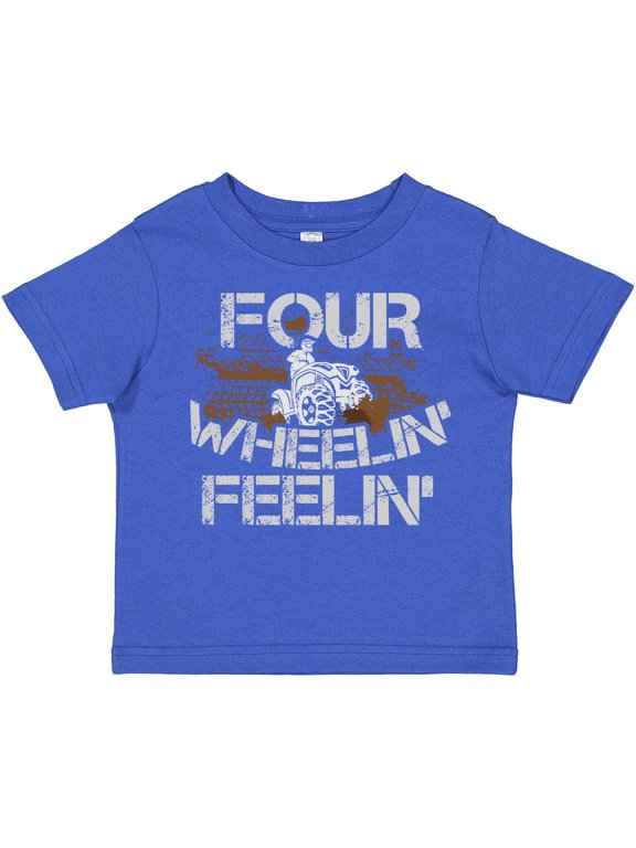 Four Wheeling Mudding Activity Boys or Girls Toddler T-Shirt