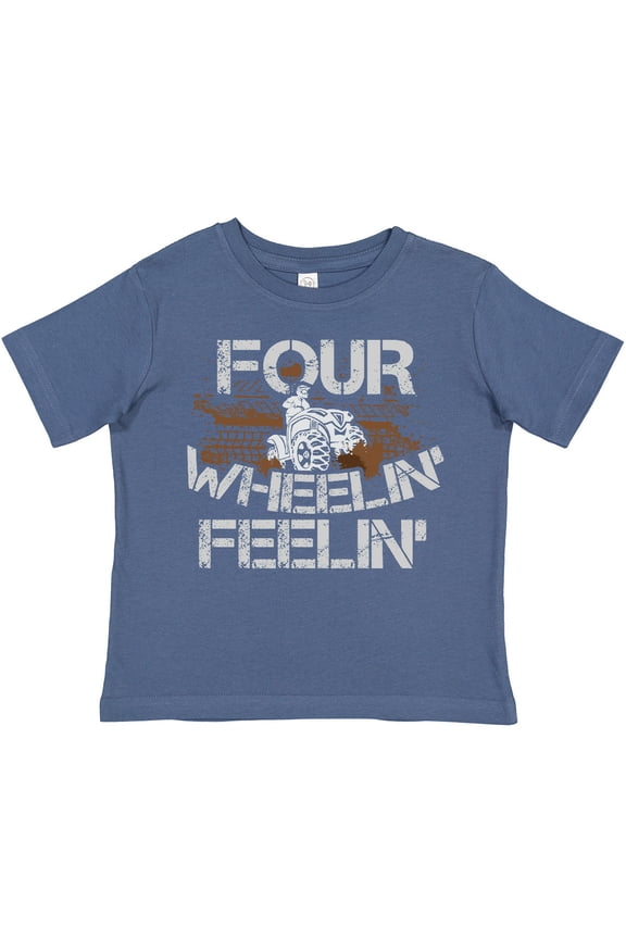 Four Wheeling Mudding Activity Boys or Girls Toddler T-Shirt