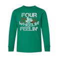 thumbnail image 1 of Inktastic Four Wheeling Mudding Activity Long Sleeve Youth T-Shirt, 1 of 5