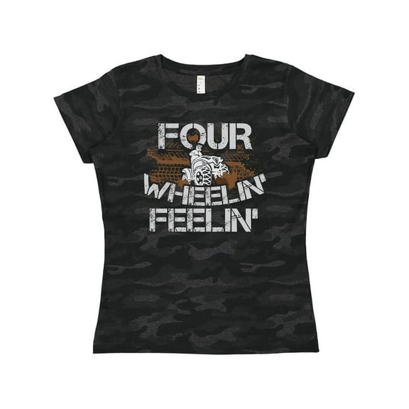 Inktastic Four Wheeling Mudding Activity Women's T-Shirt