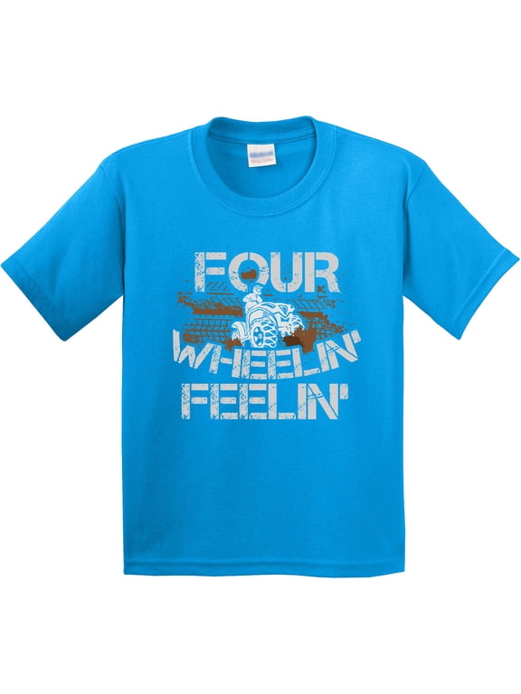 Four Wheeling Mudding Activity Youth T-Shirt