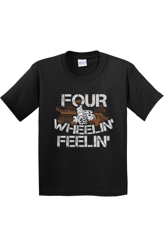 Four Wheeling Mudding Activity Youth T-Shirt