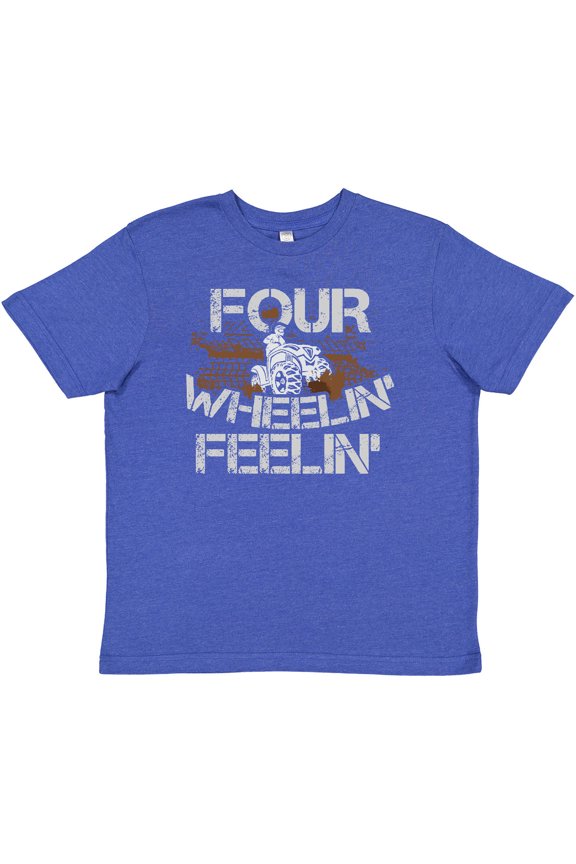 Four Wheeling Mudding Activity Youth T-Shirt