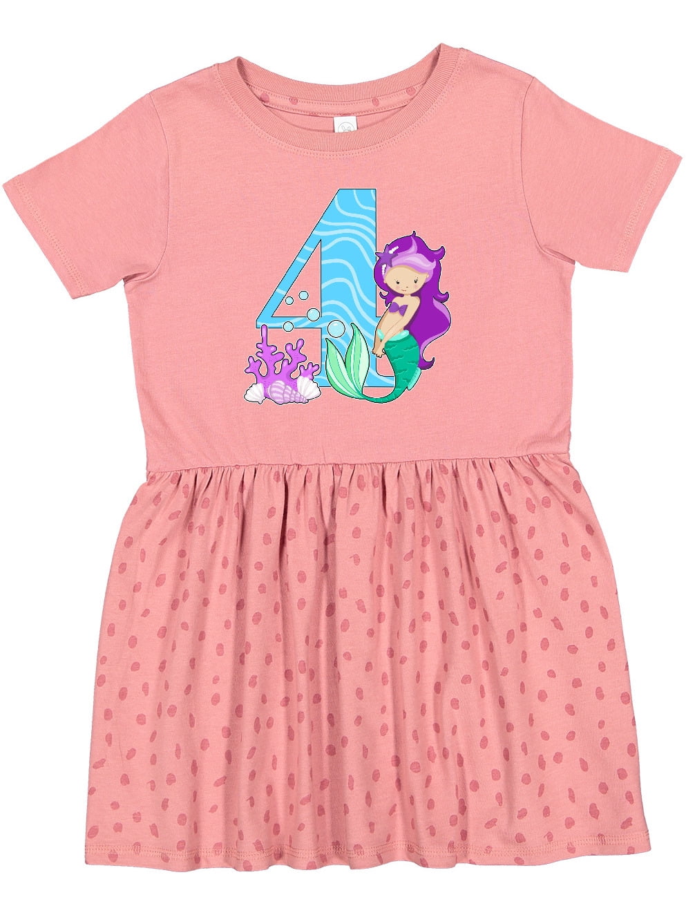 knee length dresses for ladies Mermaid Tie Dye T-Shirt Dress – RavenRova main image 1