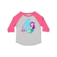 thumbnail image 1 of Inktastic Fourth Birthday Mermaid Girls Toddler T-Shirt, 1 of 5