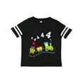 thumbnail image 1 of Inktastic Fourth Birthday Party Train Boys or Girls Toddler T-Shirt, 1 of 5