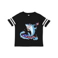 thumbnail image 1 of Inktastic Fourth of July Shark Surfing Boys or Girls Toddler T-Shirt, 1 of 5
