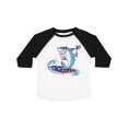 thumbnail image 1 of Inktastic Fourth of July Shark Surfing Boys or Girls Toddler T-Shirt, 1 of 5