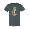 thumbnail image 1 of Inktastic Fourth of July Sloth Lady Liberty T-Shirt, 1 of 5
