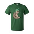 thumbnail image 1 of Inktastic Fourth of July Sloth Lady Liberty T-Shirt, 1 of 5