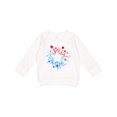 thumbnail image 1 of Inktastic Fourth of July Star Firework Toddler Sweatshirt, 1 of 4