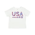 thumbnail image 1 of Inktastic Fourth of July USA Red, White, and Blue Boys or Girls Toddler T-Shirt, 1 of 5