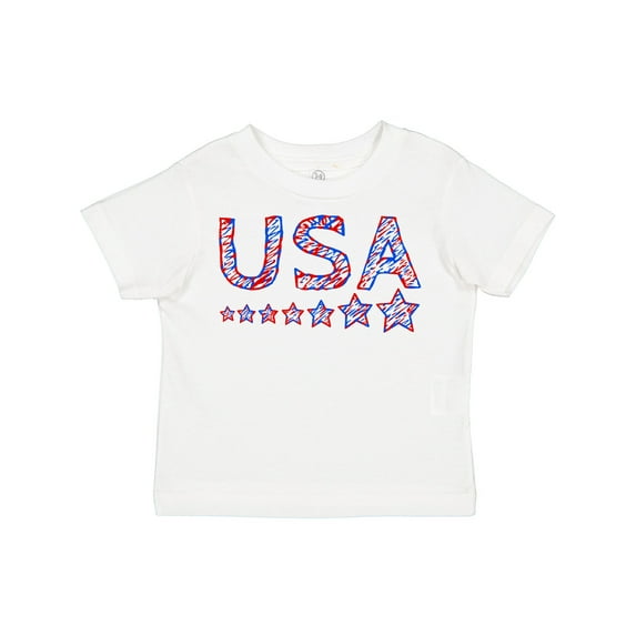 Inktastic Fourth of July USA Red, White, and Blue Boys or Girls Toddler T-Shirt