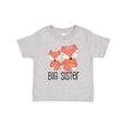 thumbnail image 1 of Inktastic Fox | Big Sister Girls Baby T-Shirt, 1 of 5
