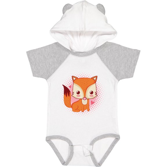 Inktastic Fox Girl Cute Woodland Animal Girls Baby Bodysuit