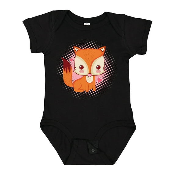Inktastic Fox Girl Cute Woodland Animal Girls Baby Bodysuit