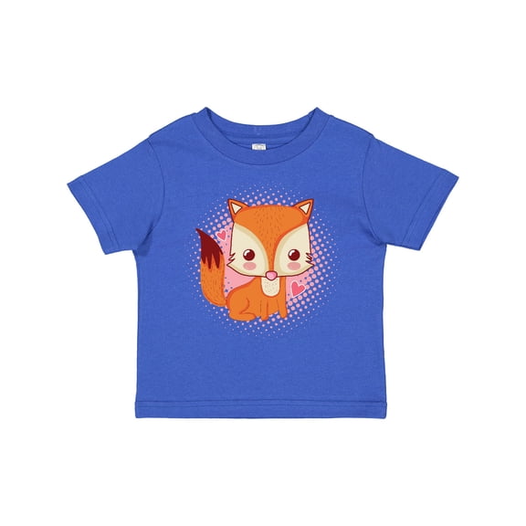 Inktastic Fox Girl Cute Woodland Animal Girls Toddler T-Shirt