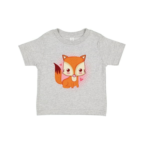Inktastic Fox Girl Cute Woodland Animal Girls Toddler T-Shirt