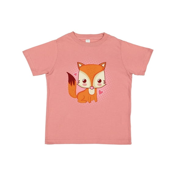 Inktastic Fox Girl Cute Woodland Animal Girls Toddler T-Shirt