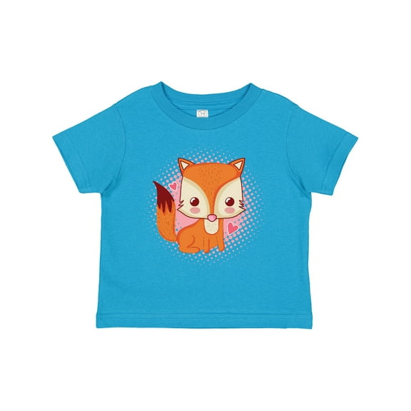 Inktastic Fox Girl Cute Woodland Animal Girls Toddler T-Shirt
