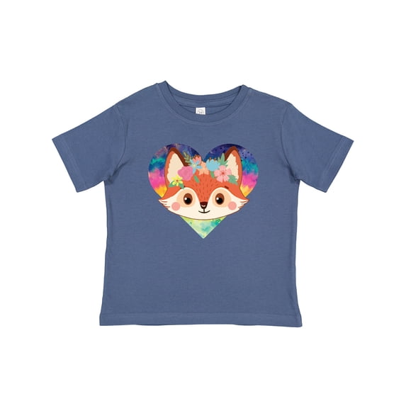 Inktastic Fox Lover Heart Cute for Girls Girls Baby T-Shirt