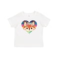 thumbnail image 1 of Inktastic Fox Lover Heart Cute for Girls Girls Baby T-Shirt, 1 of 5