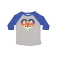 thumbnail image 1 of Inktastic Fox Lover Heart Cute for Girls Girls Toddler T-Shirt, 1 of 5