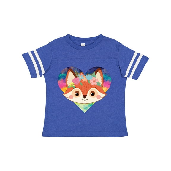 Inktastic Fox Lover Heart Cute for Girls Girls Toddler T-Shirt