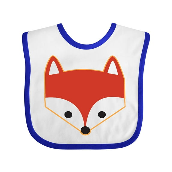 Inktastic Fox Woodland Animals Boys or Girls Baby Bib