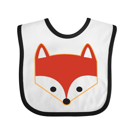 Inktastic Fox Woodland Animals Boys or Girls Baby Bib