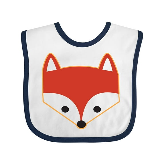 Inktastic Fox Woodland Animals Boys or Girls Baby Bib