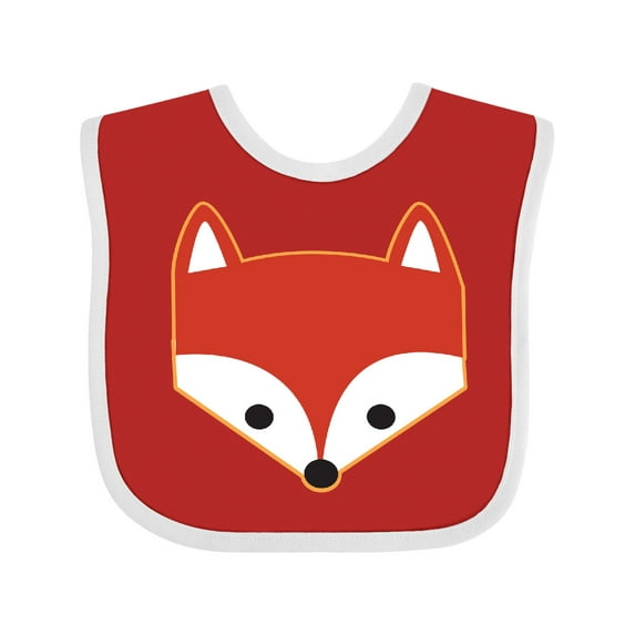 Inktastic Fox Woodland Animals Boys or Girls Baby Bib