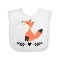thumbnail image 1 of Inktastic Fox for Girls Woodland Animal Girls Baby Bib, 1 of 4