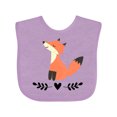 thumbnail image 1 of Inktastic Fox for Girls Woodland Animal Girls Baby Bib, 1 of 4