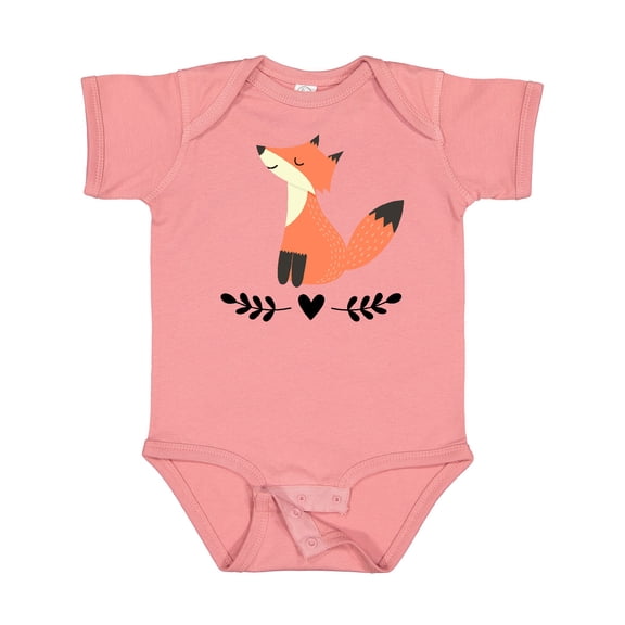 Inktastic Fox for Girls Woodland Animal Girls Baby Bodysuit
