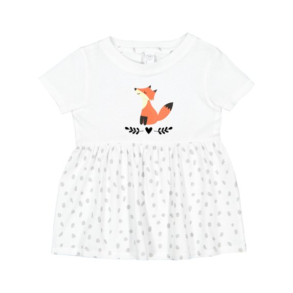 Inktastic Fox for Girls Woodland Animal Girls Baby Dress