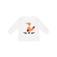 thumbnail image 1 of Inktastic Fox for Girls Woodland Animal Girls Long Sleeve Toddler T-Shirt, 1 of 5