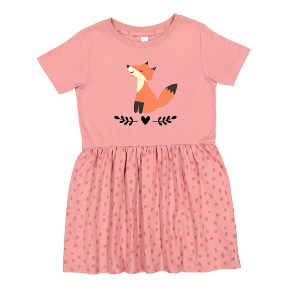 Inktastic Fox for Girls Woodland Animal Girls Toddler Dress