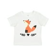 thumbnail image 1 of Inktastic Fox for Girls Woodland Animal Girls Toddler T-Shirt, 1 of 5