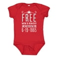 thumbnail image 1 of Inktastic Free- Now and Always- Juneteenth 6-19-1865 Boys or Girls Baby Bodysuit, 1 of 5