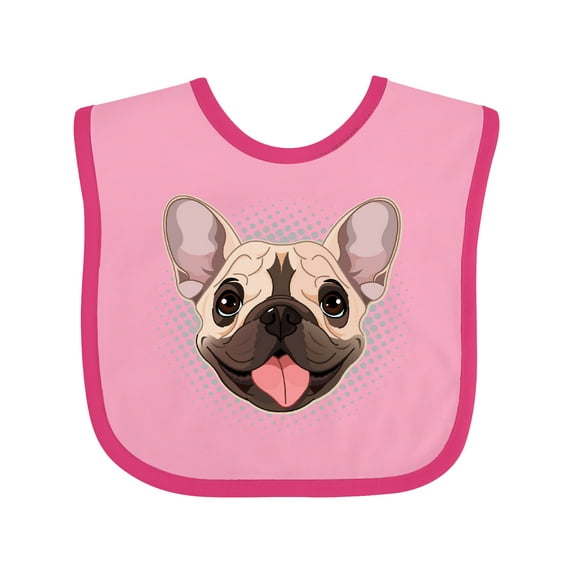 Inktastic French Bulldog Dog Boys or Girls Baby Bib