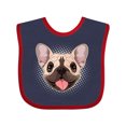 thumbnail image 1 of Inktastic French Bulldog Dog Boys or Girls Baby Bib, 1 of 4