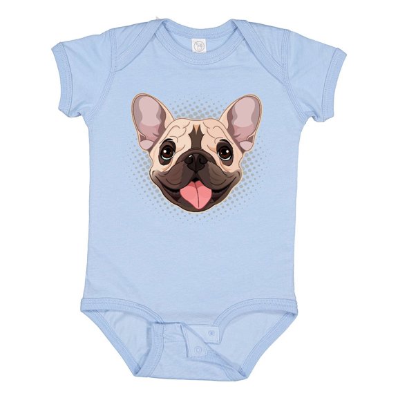 Inktastic French Bulldog Dog Boys or Girls Baby Bodysuit