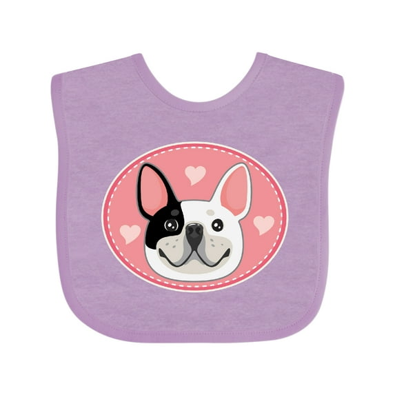 Inktastic French Bulldog Dog Girls Baby Bib