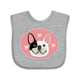 thumbnail image 1 of Inktastic French Bulldog Dog Girls Baby Bib, 1 of 4