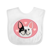 Inktastic French Bulldog Dog Girls Baby Bib