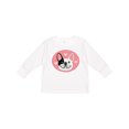 thumbnail image 1 of Inktastic French Bulldog Dog Girls Long Sleeve Toddler T-Shirt, 1 of 5